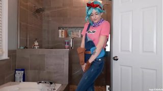 Bulma Wetting Her Overalls & Panties