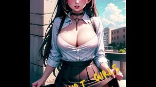 Sexy Student Upskirt Hentai Anime with ASMR sound