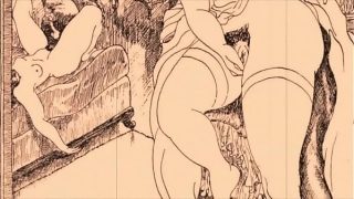 vintage erotic drawing