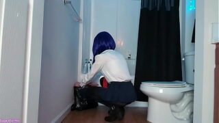 School Girl Raven Peeing [Voyeur] Sage Eldritch